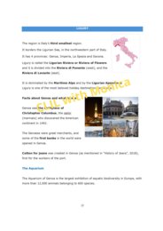 CLIL Geo classe 5^: Italy and its Regions