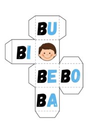 Dadi delle sillabe e gioco Trovo le parole