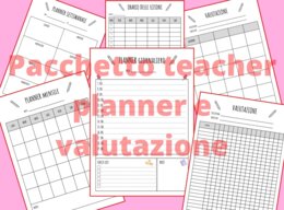 Pacchetto insegnante: teacher planner e valutazione