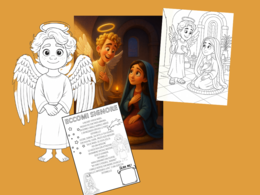 🌟 Annunciazione: Canzone e Materiale Didattico! 👼