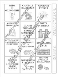 Popoli della Mesopotamia a confronto- attività ludica