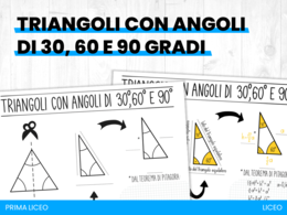 Triangoli con angoli di 30, 60 e 90 gradi