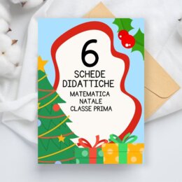 Schede didattiche matematica Natale classe prima