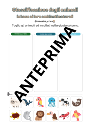 PERCORSO SUGLI ANIMALI