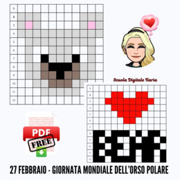 Pixel Art - Giornata mondiale dell'orso polare