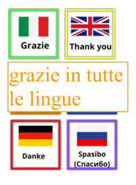 Giornata della gentilezza: Grazie in tutte le lingue del mondo o quasi (attività interdisciplinari per tutte le classi)
