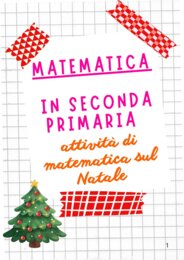 Attività di matematica sul Natale classe seconda primaria
