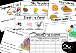 Progetto di Matematica - Giorno del Ringraziamento - Ingrassa il Tacchino - Project Based Learning - Operazioni con i decimali