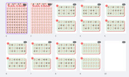 Tombola matematica di Natale/Tabelline miste