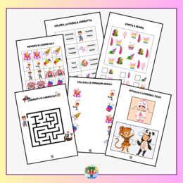 Activity book di Carnevale