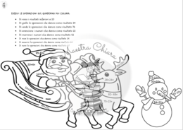 Operazioni da colorare Natalizie
