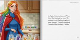 Storybook "La cucina morfologica di regina Grammatica"