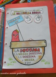 LA GALLINELLA ROSSA flipbook INTERDISCIPLINARE con matematica