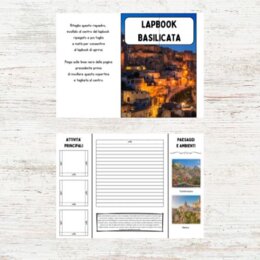 Lapbook Basilicata scuola primaria da stampare