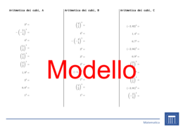 Aritmetica dei cubi | matematica | 26 colonne