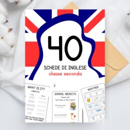 Schede di inglese classe seconda - Pacchetto/Quaderno per tutto l'anno