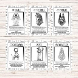 Divinità egizie classe quarta - Libretto da comporre