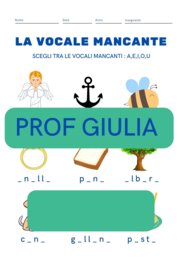 COMPLETA CON LE VOCALI MANCANTI