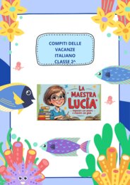 compiti delle vacanze italiano classe seconda