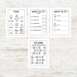 Schede didattiche inglese prima elementare - Pacchetto/Quaderno per tutto l'anno