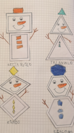 Shapes snowman