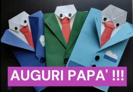 FESTA DEL PAPA'- Lavoretto per il papà - video tutorial-