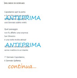 NEL MESE DI GENNAIO - Poesia in rima