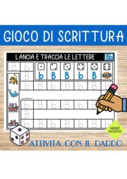 Gioco della scrittura dell'alfabeto