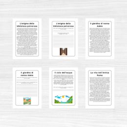 Letture e comprensioni per la classe quinta