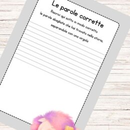 Storie da correggere – Schede didattiche di italiano
