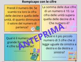 SOS Tempi Morti! 40 Carte-Sfida di Logica e Matematica (Classe 4ª e 5ª Primaria)