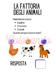Problemi Logici di Matematica – Terza Elementare