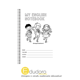 Copertina per notebook di inglese