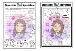 Attività di Halloween - Espressioni spaventose