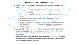 Attività a stazioni