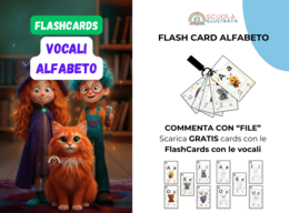Flashcards Vocali – Scuola Illustrata (GRATIS)