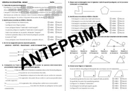 VERIFICA SUI POLIGONI - FIGURE PIANE CLASSI TERZA E/O QUARTA SCUOLA PRIMARIA