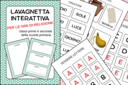 LAVAGNETTA INTERATTIVA PER LE ORE DI RELIGIONE