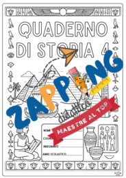 Copertine quaderni classe quarta: storia, geografia e scienze