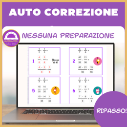 Sottrazione di frazioni