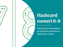 Flashcard numeri da stampare
