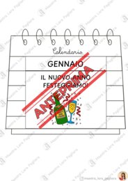 Calendario dei mesi dell'anno