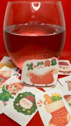 Esperimento/gioco rifrazione della Luce tema Natale. Crealab.