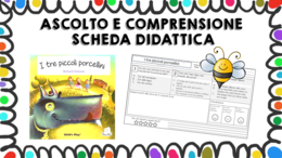 I tre piccoli porcellini - scheda didattica - comprensione