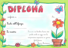 Diploma di Scuola dell'infanzia