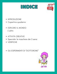 IL SUPER QUADERNO DI SCIENZE: cl.1 - l'udito