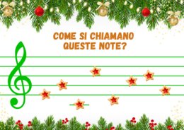 Come si chiamano queste note? (Natale)