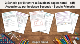 Kit Accoglienza Scuola Primaria – Schede Operative per i Primi Giorni di Scuola (Classe II)