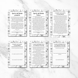 Schede didattiche “Canto di Natale” – 15 pagine per classe terza, quarta e quinta