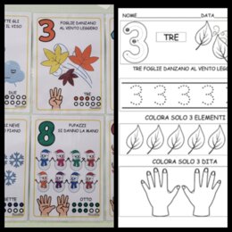 FILASTROCCA NUMERINA E CARDS NUMERINE